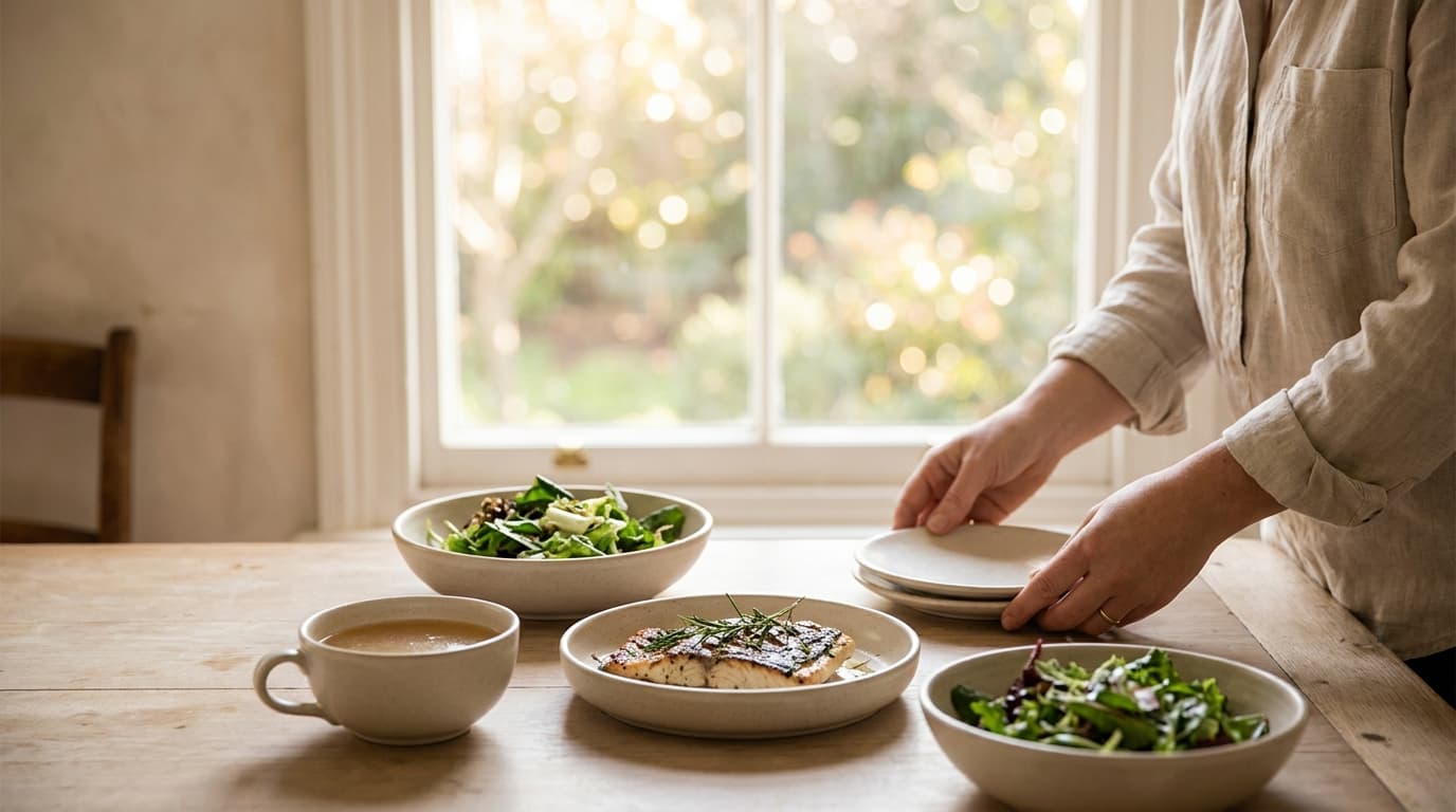 preparación de comidas saludables
